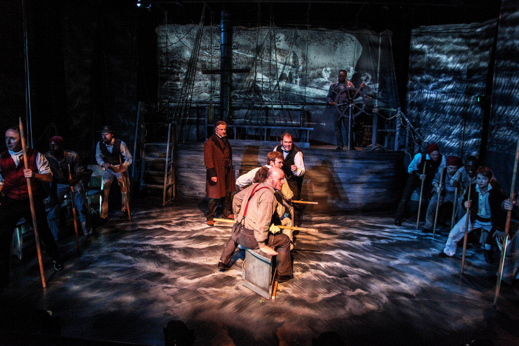 Stage And Cinema Review: The Whaleship Essex (shattered Globe Theatre 