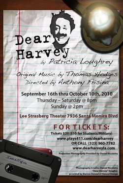Post image for DEAR HARVEY – Lee Strasberg Center – Los Angeles (West Hollywood) Theater Review