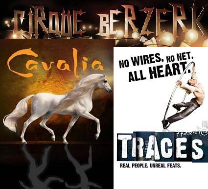 Post image for Circus Theater Reviews: TRACES; CAVALIA; CIRQUE BERZERK (North America Tours)