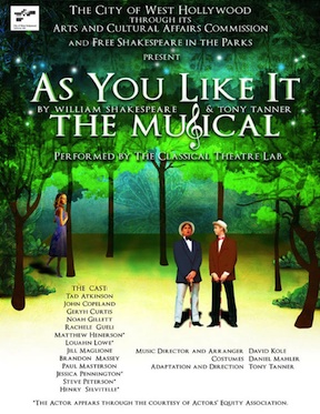 Post image for LA Theater Review: AS YOU LIKE IT – THE MUSICAL (Classical Theatre Lab)