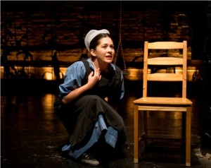 The Amish Project by Jessica Dickey – directed by PJ Paparelli – with Sadieh Rifai – Chicago Theater Review by Tony Frankel