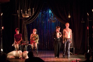 Now the Cats with Jewelled Claws by Tennessee Williams at La Mama – directed by Jonathan Warman – with Everett Quinton and Mink Stole – Off Broadway Theater Review by Gary Larcan