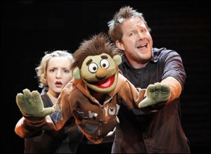 With Maggie Lakis in "Avenue Q"