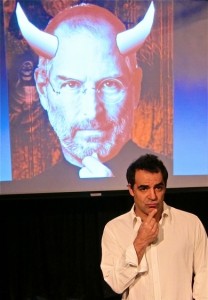 Mia Bonadonna's Stage and Cinema review of "The Agony and the Ecstasy of Steve Jobs," Theatre Asylum, Hollywood.