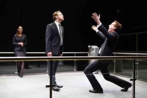 Dmitry Zvonkov's Stage and Cinema NY review of BULL, Brits Off Broadway 59E59 Theaters.