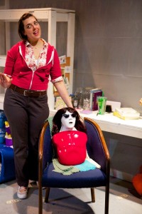 Paul Kubicki's Stage and Cinema review of Sideshow Theatre Company's BURDEN OF NOT HAVING A TAIL at Chicago Dramatists.