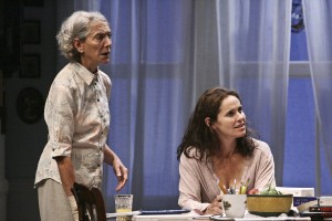 Tom Chaits’ Stage and Cinema Los Angeles review of in RAPTURE, BLISTER, BURN at Geffen Playhouse in Westwood.