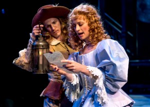 Nick Dillenburg and Julie Jesneck in Chicago Shakespeare's production of CYRANO.