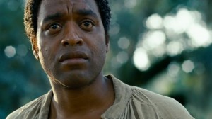 Chiwetel Ejiofor in 12 YEARS A SLAVE (film still).
