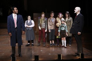 The cast of The Foundry Theatre's production of Good Person of Szechwan.