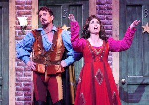 Davis Gaines and Victoria Strong in Cabrillo Music Theatre's KISS ME, KATE