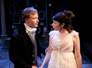 Greg Matthew Anderson and Sarah Price in Remy Bumppo's production of NORTHANGER ABBEY.