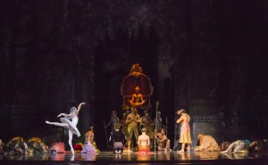 A scene from Joffrey Ballet's LA BAYADÈRE-THE TEMPLE DANCER.