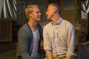 Nicholas Stockwell and Patrick Gannon in Pride Films and Plays’ world premiere production of DIRECTIONS FOR RESTORING THE APPARENTLY DEAD by Martin Casella, directed by David Zak.