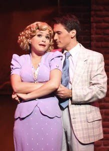 Reba Buhr and Scott Reardon in Cabrillo Music Theatre's KISS ME, KATE