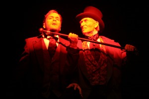 Stephen Van Dorn and Mark Bramhall in Actors Co-op’s production of DR. JEKYLL AND MR. HYDE.