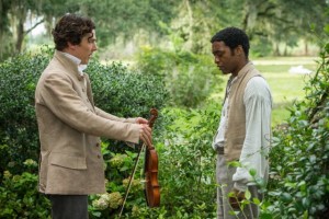 Chiwetel Ejiofor in 12 YEARS A SLAVE (film still).