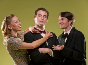 Allison Rich, Sean Thompson and Nathaniel Rothrock in 42ndStreet Moon's production of I MARRIED AN ANGEL.