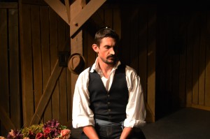 André Martin as Cyrano in Independent Shakespeare's production of CYRANO.