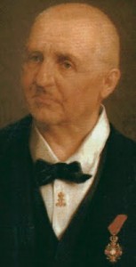 Anton Bruckner. Portrait by Josef Büche.