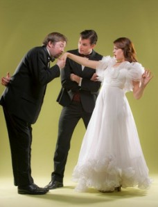 Bill Fahrner, Sean Thompson and Kari Yancy in 42ndStreet Moon's production of I MARRIED AN ANGEL.