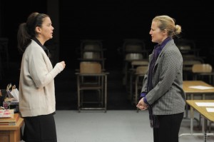 Paula Cale Lisby and Vonessa Martin in Furious Theatre Company's GIDION'S KNOT.
