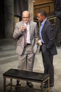 Robert Picardo and Jason George in Pasadena Playhouse's production of TWELVE ANGRY MEN.
