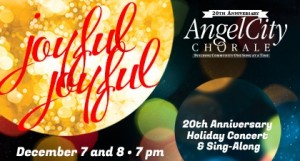 ANGEL CITY CHORALE'S JOYFUL, JOYFUL HOLIDAY CONCERT - Poster Logo