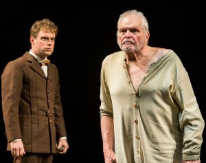 Dylan Saunders and Brian Dennehy in Sebastian Barry's THE STEWARD OF CHRISTENDOM at the Mark Taper Forum.