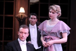 Greg Matthew Anderson, Luke Daigle and Isabel Ellison in Remy Bumppo's AN INSPECTOR CALLS.