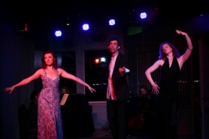 Megan Rippey, Sol Mason and Shay Astar in 'Kurt Weill at the Cuttlefish Hotel' - West End Theatre at the end of the Santa Monica Pier.