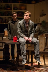 (left to right) Daniel (Steve Haggard) and Billy (John McGinty) in Steppenwolf Theatre Company’s Chicago-premiere production of Tribes by Nina Raine, directed by ensemble member Austin Pendleton.