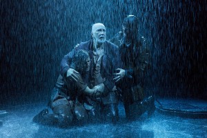 Harry Melling, Frank Langella and Steven Pacey in KING LEAR at BAM.