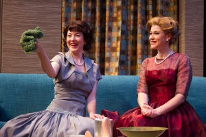 Jo Anne Glover, Amanda Sitton in Cygnet's production of MAPLE AND VINE in San Diego.