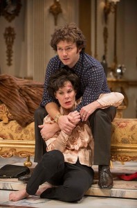 Nicholas Harazin and Hollis Resnik in Milwaukee Repertory Theater’s Quadracci Powerhouse production of End of the Rainbow.