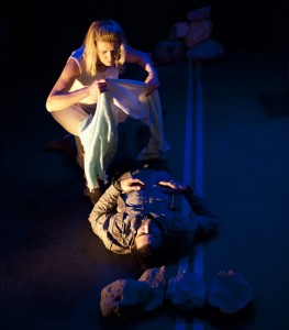 Noelle Greer and Damon Dunay in COLDWATER by Blue Cube at Son of Semele Ensemble.