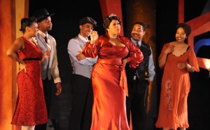 Scene from Long Beach Opera's "Queenie Pie."