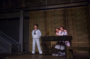 Ariel Downs, Katy Tang and Rebecca Sjöwall in Pacific Opera Project’s production of “The Turn of the Screw.” Photo by Martha Benedict.
