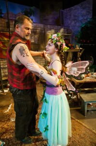 Brian Dykstra and Julia Belanoff in "Jerusalem" at the San Francisco Playhouse.