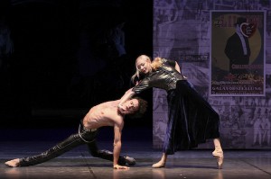 Carsten Jung as Liliom and Anna Polikarpova as Mrs. Muskat in Hamburg Ballett's LILIOM. Photo by Holger Badekow.