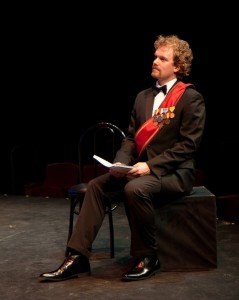 Dan Callaway in Musical Theatre Guild’s production of DEATH TAKES A HOLIDAY. (photo by Stan Chandler)