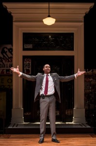 Eric Lynch (Jackson) in BUZZER by Tracey Scott Wilson, directed by Jessica Thebus at Goodman Theatre.