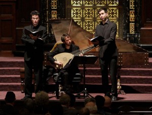 Lior Leibovici, Orí Harmelin and Dan Dunkelblum - Profeti Della Quinta perform IL MANTOVANO HEBREO at the Wilshire Temple in Los Angeles.