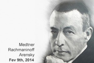 Medtner, Rachmaninoff and Arensky - Le Salon de Musiques POSTER