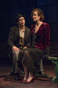 Nate Santana and Nina O'Keefe in Griffin Theatre Company’s production of GOLDEN BOY by Clifford Odets, directed by Jonathan Berry.