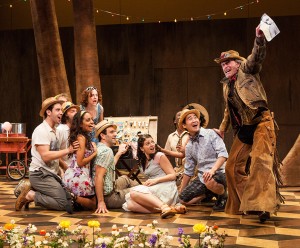Paul Kandel (right) and the cast in Shakespeare's THE WINTER’S TALE at The Old Globe.