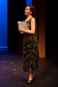 Teri Bibb in Musical Theatre Guild’s production of DEATH TAKES A HOLIDAY. (photo by Stan Chandler)