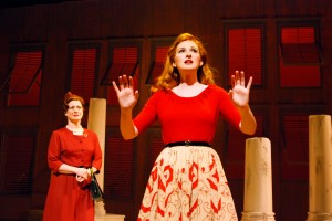 Patti Cohenour and Erin Mackey in South Coast Repertory's 2014 production of The Light in the Piazza, book by Craig Lucas, music and lyrics by Adam Guettel.
