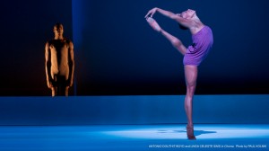Antonio Douthit-Boyd and Linda Celeste Sims in Alvin Ailey's CHROMA. Photo by Paul Kolnick.