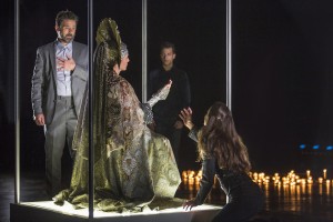 Billy Campbell, Natacha Roi, A.Z. Kelsey and Maya Kazan in Shakespeare's THE WINTER’S TALE at The Old Globe.